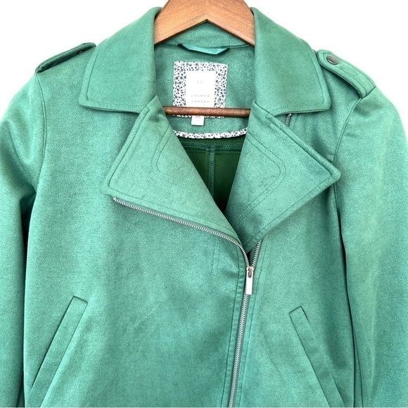 Lauren Conrad Moto jacket in a soft faux suede fabric - Picture 5 of 13
